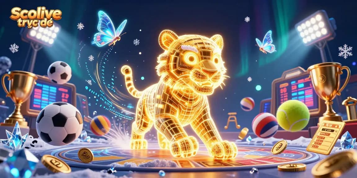 Experience thrilling moments with Socolive trực tiếp in a vibrant 3D gambling scene.