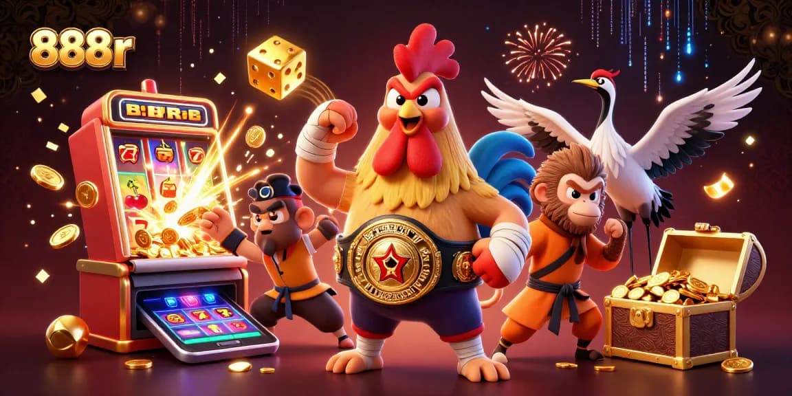 Have fun experiencing 888r's dynamic gaming with rich characters and exciting casino elements.