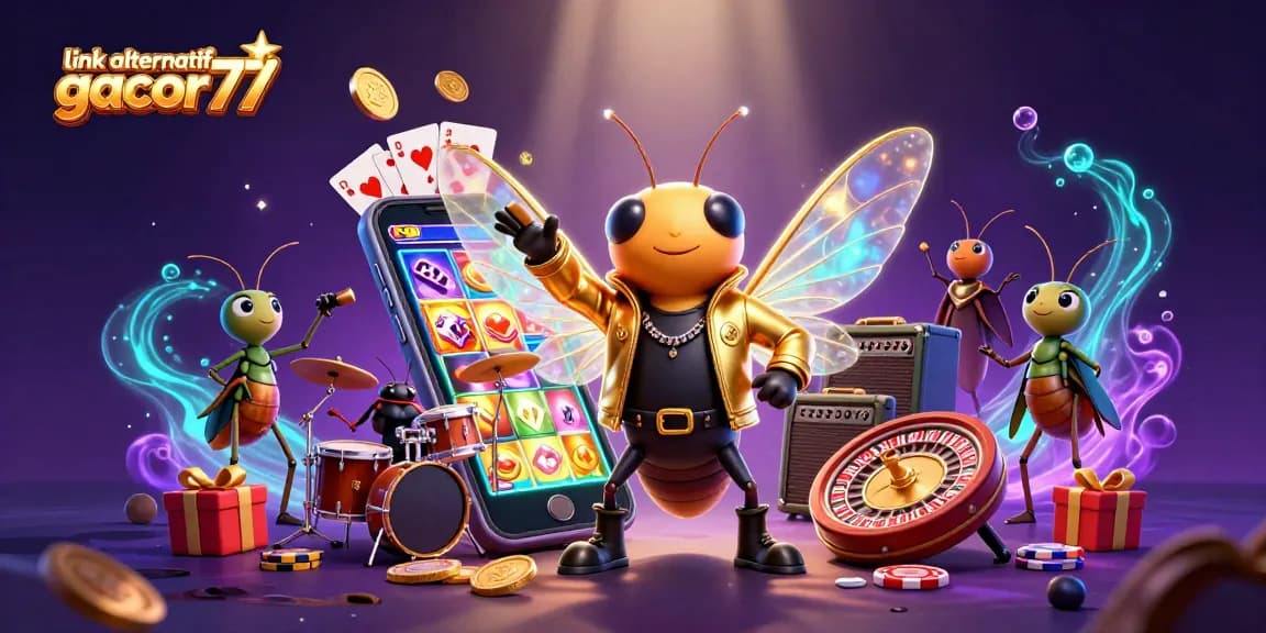 Mainkan link alternatif gacor77 dengan game slot ceria dan pengalaman judi yang seru.