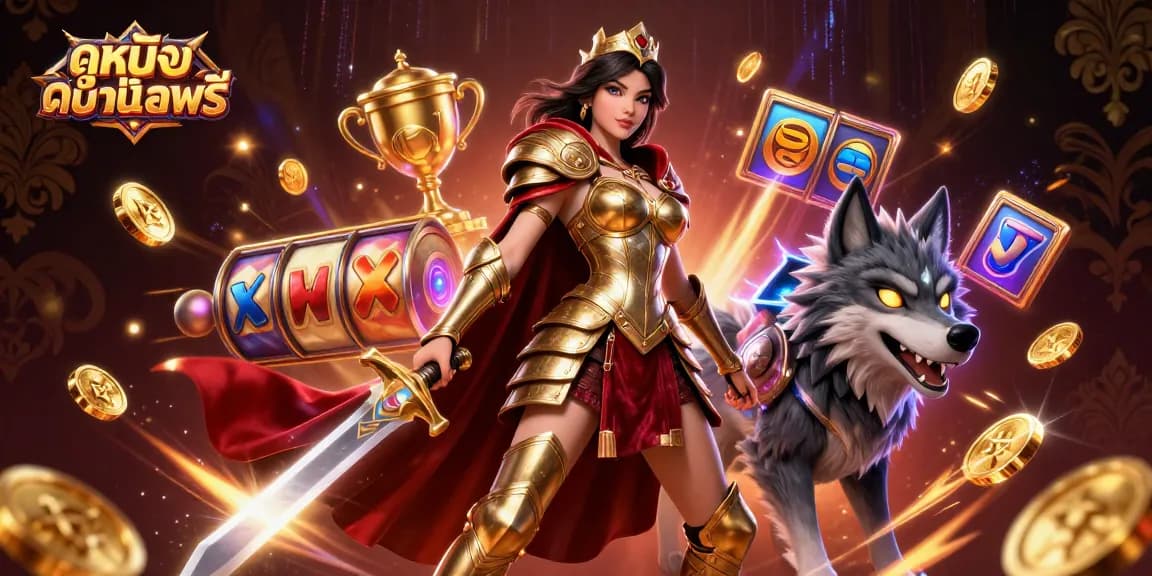 Engage in ดูหนังออนไลน์ฟรี actions featuring dynamic casino elements and a warrior queen in 3D.