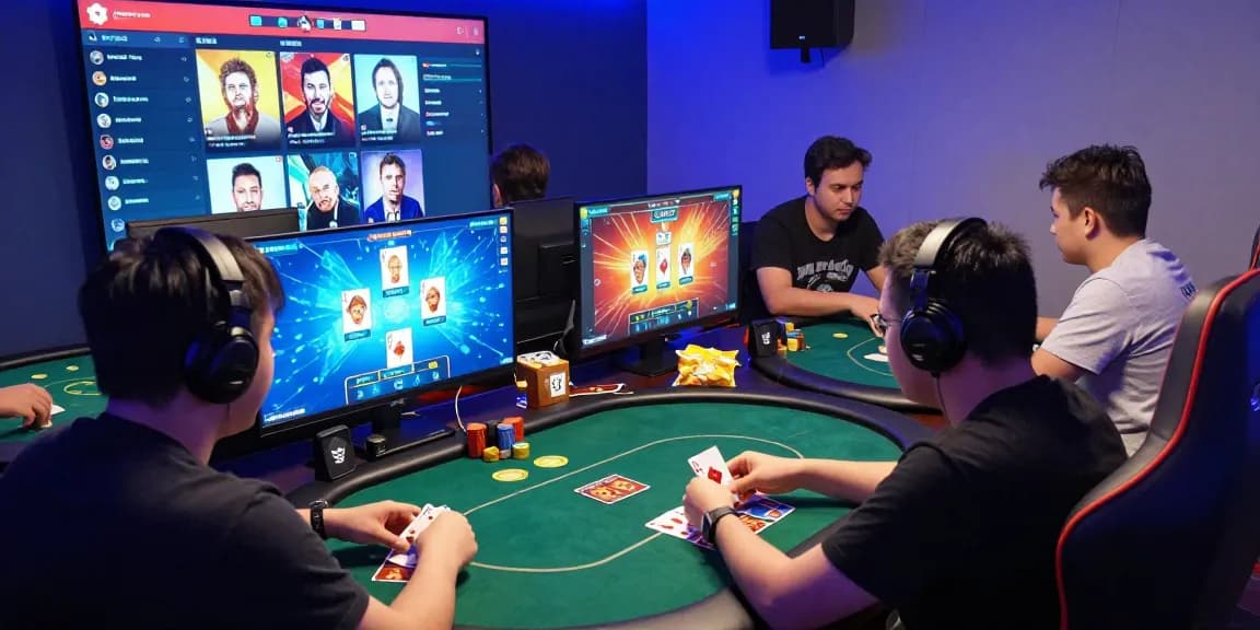 Exciting online gaming scene showcasing popular card games, emphasizing the gamebaidoithuong is experience.
