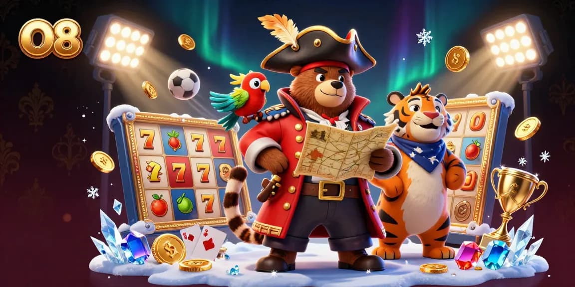 Experience thrilling wins at O8's vibrant casino with dynamic slots and exciting game elements.