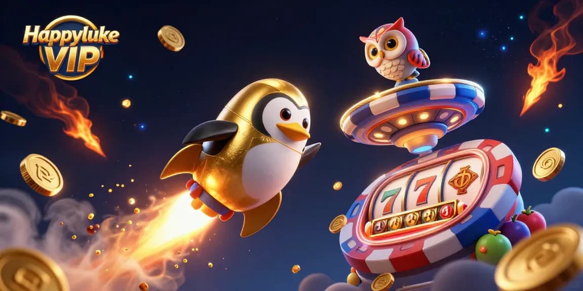 เล่น Happyluke VIP ด้วยเกมสล็อตที่มีแจ็คพอตและสัญลักษณ์ลาภขนาดใหญ่