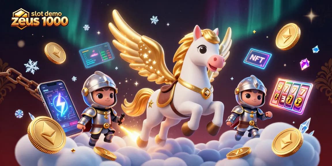 Spin the reels with slot demo zeus 1000, showcasing energetic characters and vibrant gameplay elements.