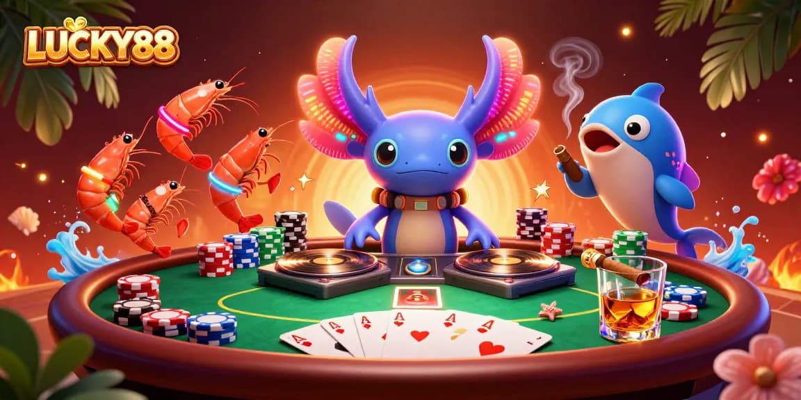 LUCKY88 brings gaming excitement alive with vibrant characters and dynamic casino elements.