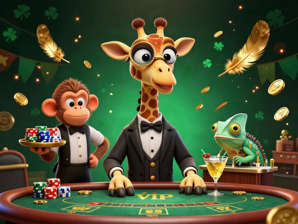 Experience the vibrant tk 11 gaming scene with high-roller giraffe and cocktail mixing chameleon.