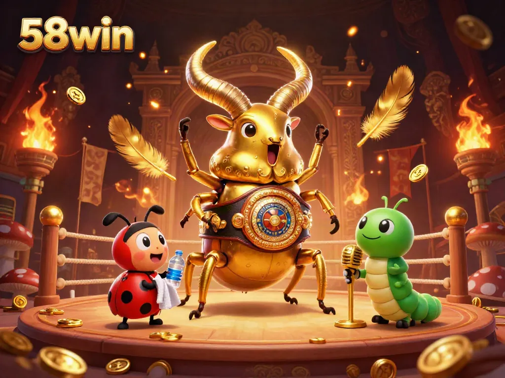 Experience thrilling gaming action at 58win with vibrant characters and dynamic casino elements.