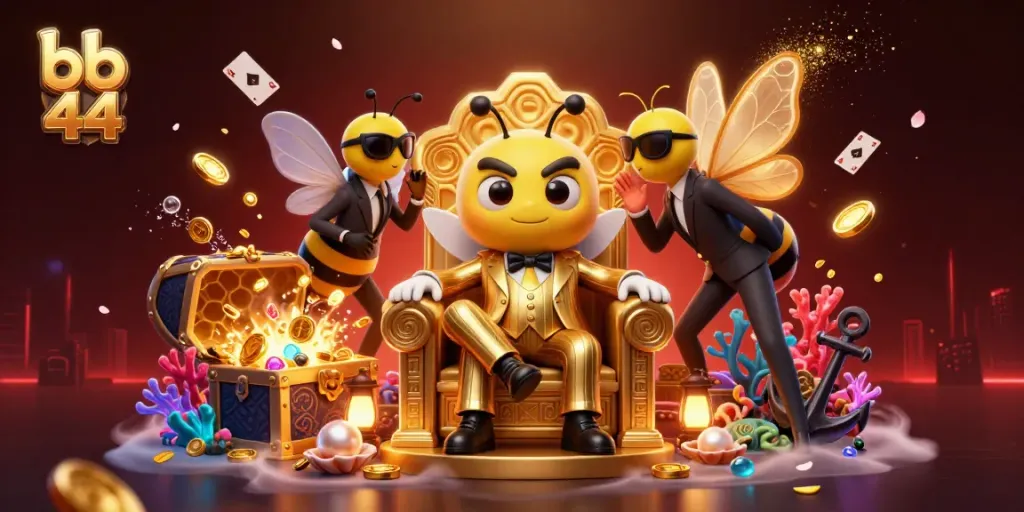 Engage with bb 44 in a vibrant 3D casino scene filled with dynamic game elements.