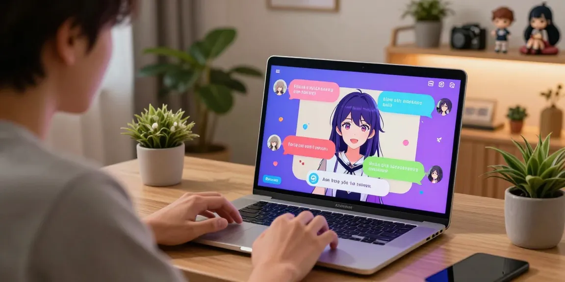 Engaging conversation with a lifelike character in hentai chat AI.