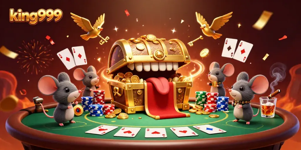 Mengungkap strategi kemenangan di king999 dengan peti harta karun dan elemen kasino yang menarik.