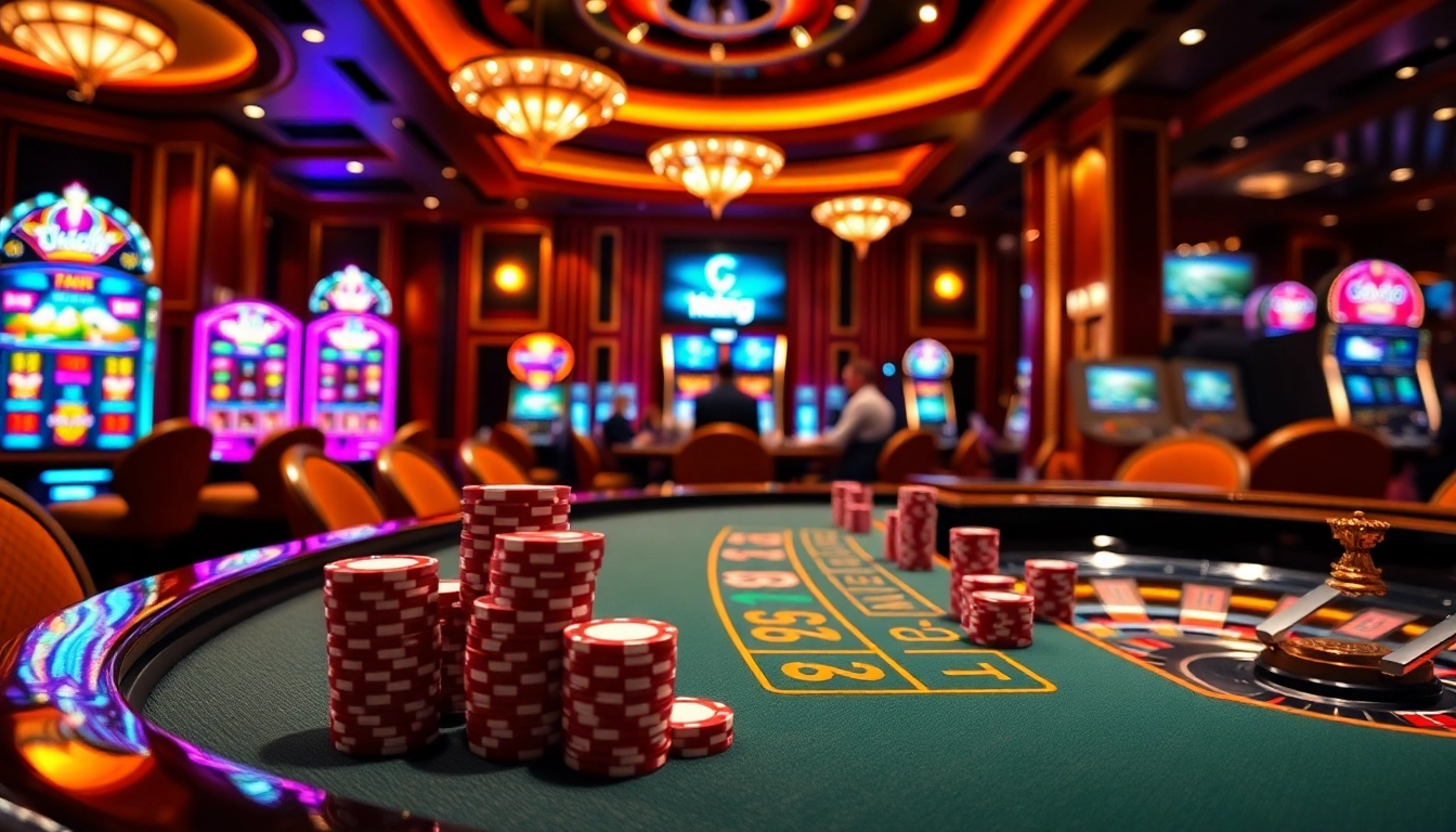 Engaging poker players experiencing high-stakes action at 79 king casino tables.
