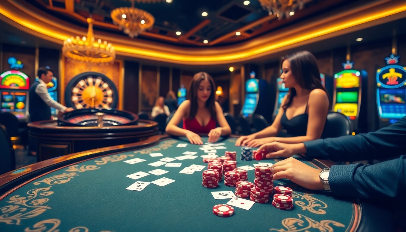 Experience thrilling action at Gopay88 Daftar with vibrant poker games and elegant casino visuals.
