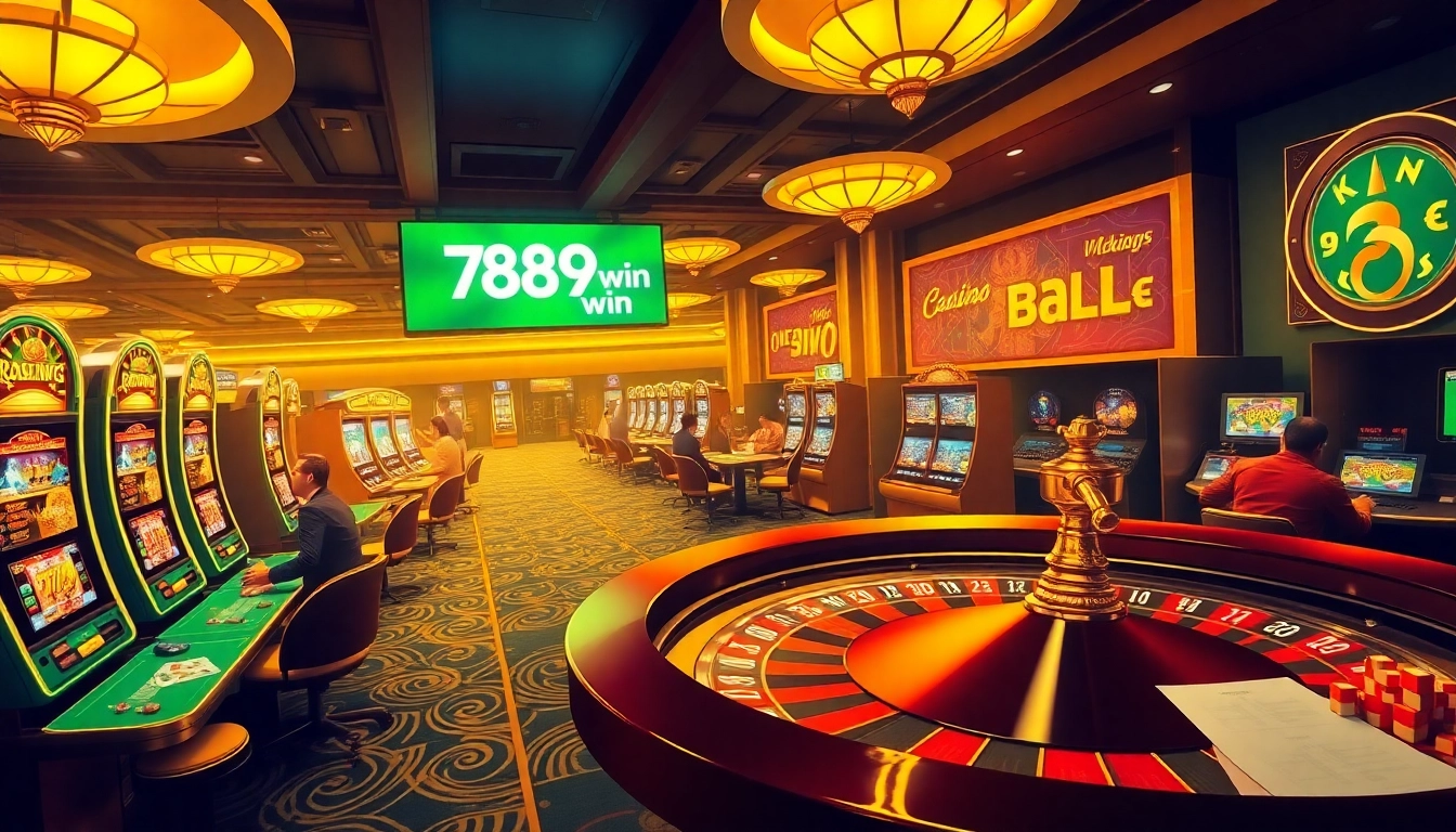 Experience the excitement of 789win with vibrant casino games and betting action.