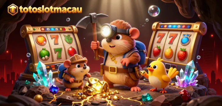 Experience the excitement of totoslotmacau with vibrant 3D illustrations full of slot games and golden treasures.